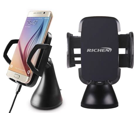 Product - Qi Wireless Car Charger Dock + Universal Orienting Windshield ...