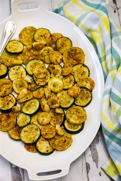 Oven Roasted Zucchini And Squash - Healthier Steps