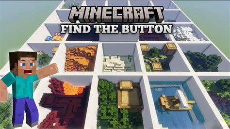 Find the Button challenge in Minecraft... - YouTube