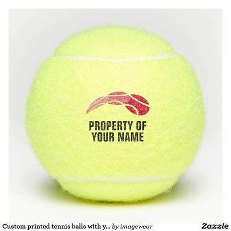 Custom printed tennis balls with your name & logo Tennis Ball Gifts, Tennis Party, Tennis Balls ...