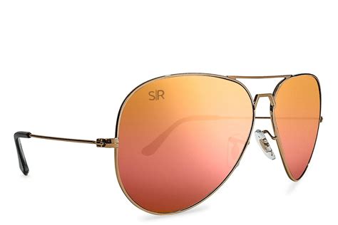 Aviator - Rose Gold Polarized – Shady Rays® | Polarized Sunglasses