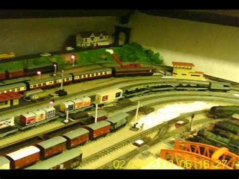 A tour round My Hornby Dublo 3 Rail Layout - YouTube