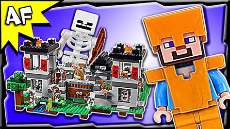 Lego Minecraft The FORTRESS 21127 & 3 REBUILDS Stop Motion Build Review - YouTube