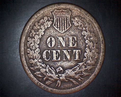 1860 Copper Nickel Indian Head Penny