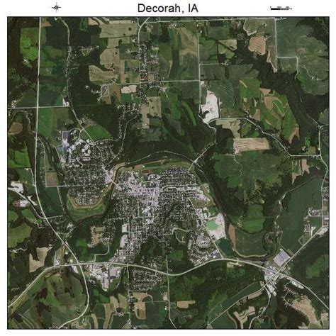 Aerial Photography Map of Decorah, IA Iowa