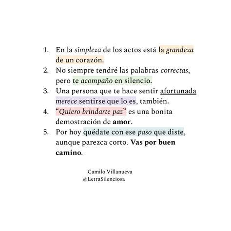 Camilo on Twitter: "Cinco formas de ver la vida. #letrasilenciosa…