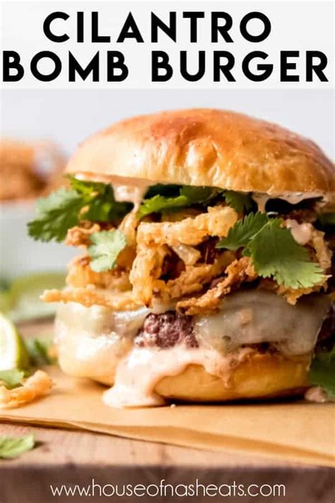 Cajun-Spiced Cilantro Burgers with Sriracha Mayo - House of Nash Eats