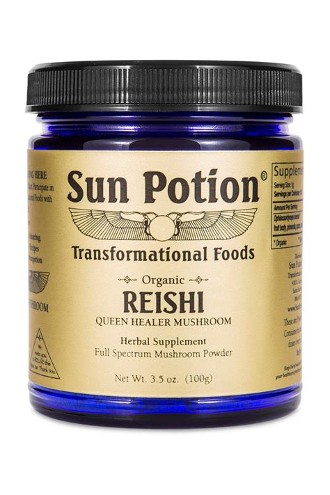 Reishi Mushroom Powder (Organic) – Sun Potion