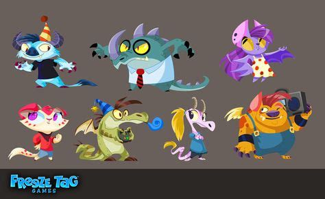 Party Animals - iOS Game by Danielle Brown, via Behance | Game character design, Character ...