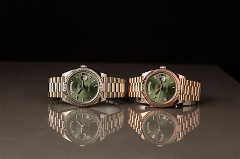 Rolex Day-Date Green Dial Watches - Bob's Watches