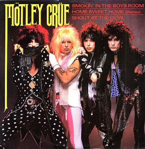 Motley Crue Smokin' In The Boys Room UK 12" vinyl single (12 inch record / Maxi-single) (2684)