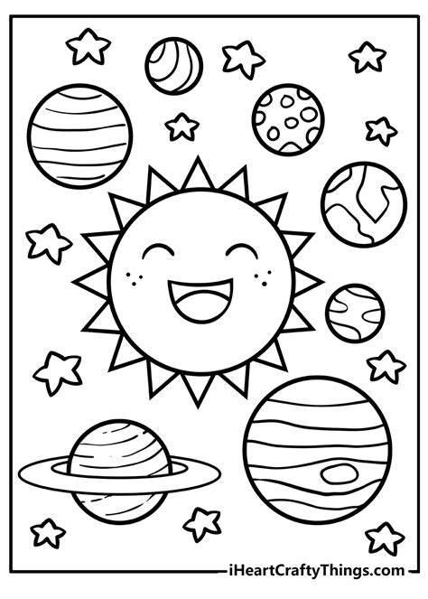 Coloring Pages Stars And Planets