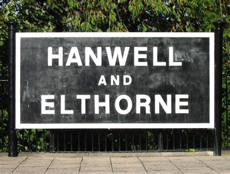 HANWELL - RAILWAY STATIONS UK