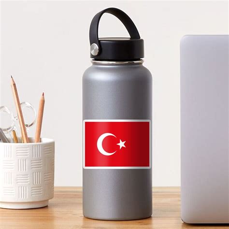 "Flag of Turkey / Türkiye / Turkish Official National Country Flag" Sticker for Sale by states ...