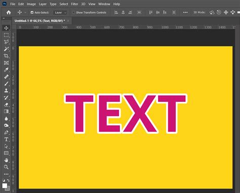 How to Outline Text in Photoshop