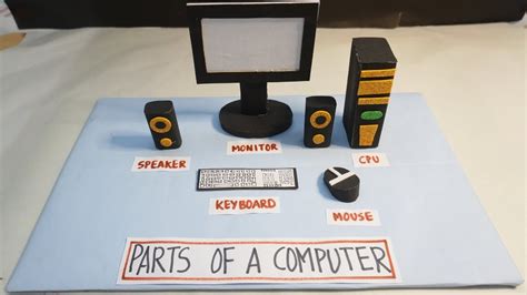 Computer Model Project |How to make computer model |Parts of a computer ...