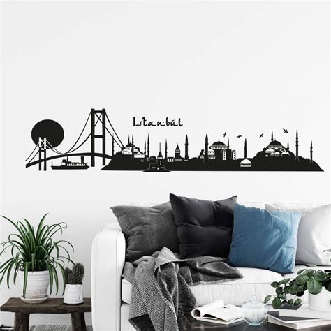 Istanbul Skyline 2 Wall sticker | wall-art.com