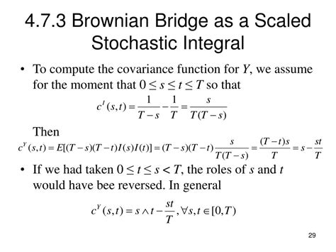 PPT - 4.7 Brownian Bridge PowerPoint Presentation - ID:396130