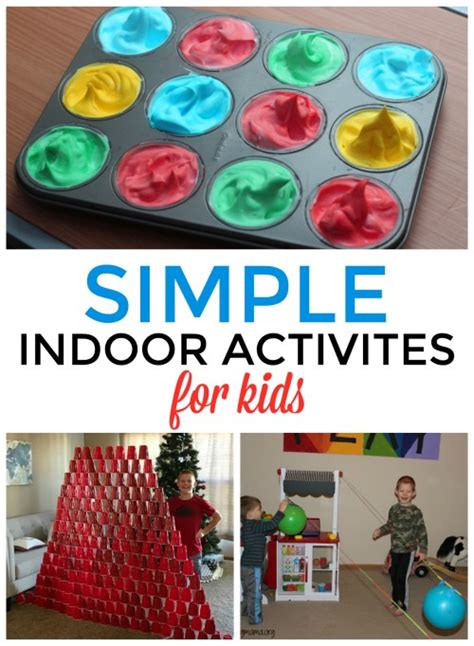 Simple Indoor Activities For Kids | Simple Purposeful Living