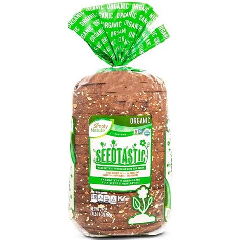 Simply Nature Organic Seeded Bread (27 oz) from ALDI - Instacart