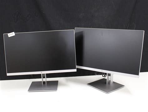 2x Computer Monitors - HP E243 - PS Auction - We value the future - Largest in net auctions