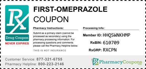 First Omeprazole Coupon - Pharmacy Discounts Up To 90%