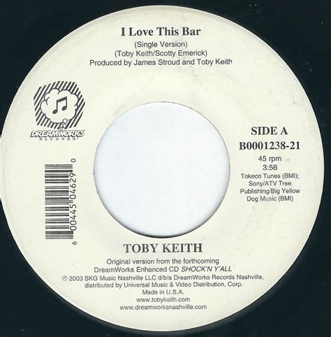 Toby Keith - I Love This Bar | Releases | Discogs