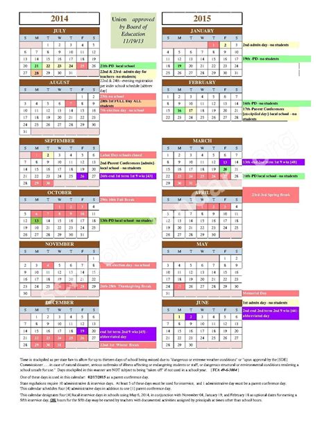 Sumner County School Calendar | Qualads