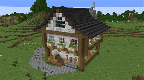 Medieval House using calcite (Progression) : r/Minecraftbuilds