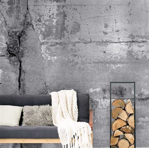 Wallpaper Mural Concrete Wall Art | Muralunique