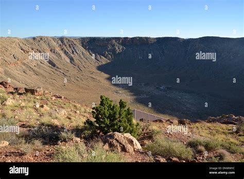 Meteorite or Barringer Crater near Winslow, Arizona Stock Photo - Alamy