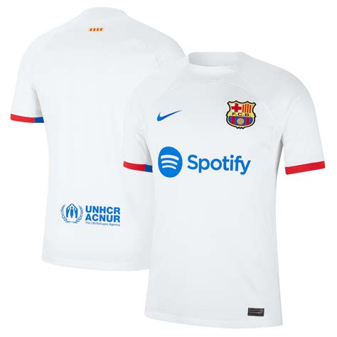 Barcelona Nike 2023/24 Away Replica Jersey - White