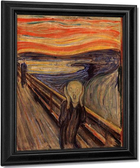 The Scream 1893 1893 By Edvard Munch Print, Canvas Art, Framed Print ...