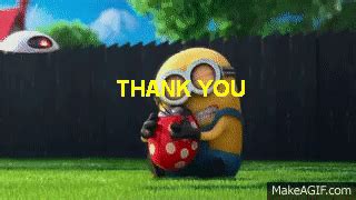 Minions Thank You ! on Make a GIF