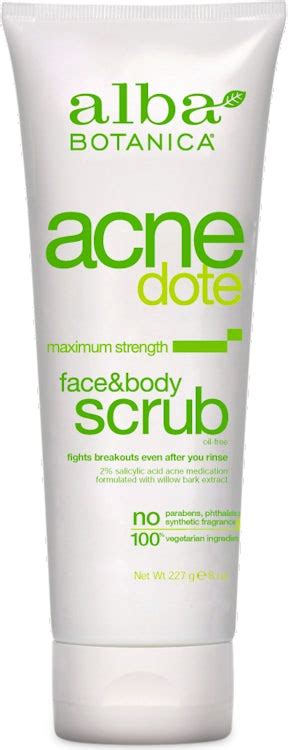 Alba Botanica Acne Face & Body Scrub 227g | medino