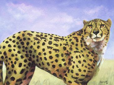 cheetah - Painting Art by Thomas Hardcastle