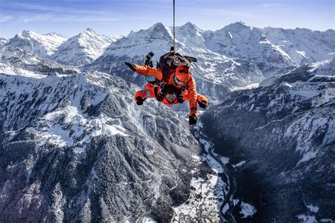 Winter Skydiving over the Swiss Alps - Skydive Interlaken