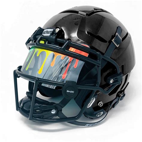 SHOC 1.0 Drip Football Visor – The Helmet Giant