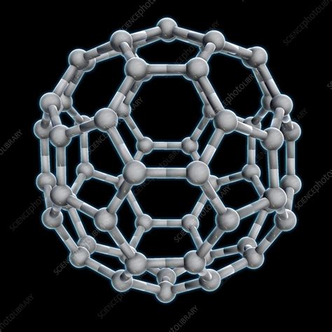 Buckminsterfullerene, illustration - Stock Image - F031/7679 - Science ...