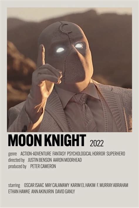 moonknight tv poster | Moon knight movie, Marvel moon knight, Marvel ...