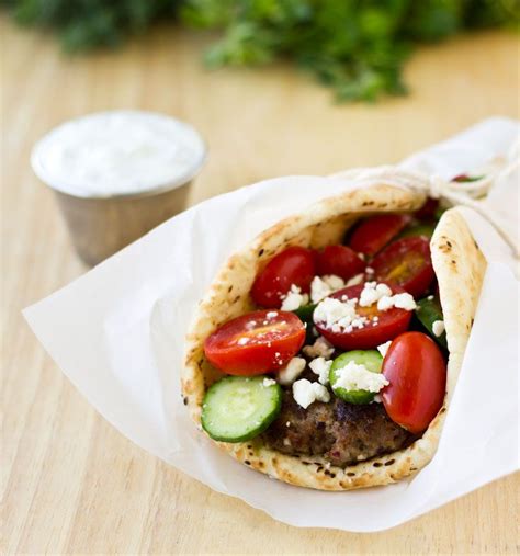 Beef Gyros with Cucumber-Dill Sauce | Homemade gyro recipe, Beef gyro, Cucumber dill sauce