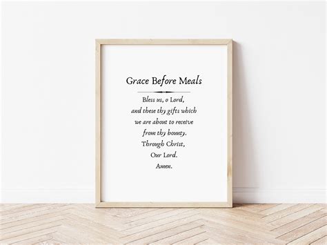 Catholic Prayer Print grace Bundle grace | Etsy