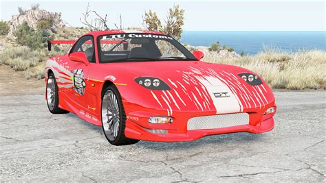 Mazda RX-7 Fast & Furious v1.1 pour BeamNG Drive