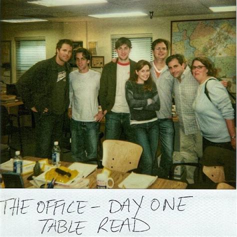 the office - day one table read