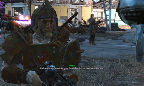 Picking up codsworth and going to check out some location mods at Fallout 4 Nexus - Mods and ...