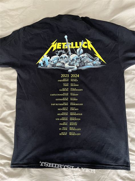 Metallica Tour Shirt 2023/2024 | TShirtSlayer TShirt and BattleJacket Gallery