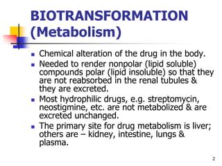 METABOLISM & EXCRETION.ppt