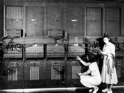 [Keyboard History] Eniac 1946. In pre-Neumann pre-keyboard days you ...