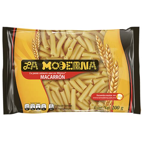 Pasta Macarron Moderna 20/200 gr – Pidefácil Raúl