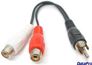 RCA F/M/F Cable Splitter -- DataPro